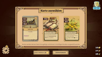Gewinne ich, kann ich neue Karten auswählen