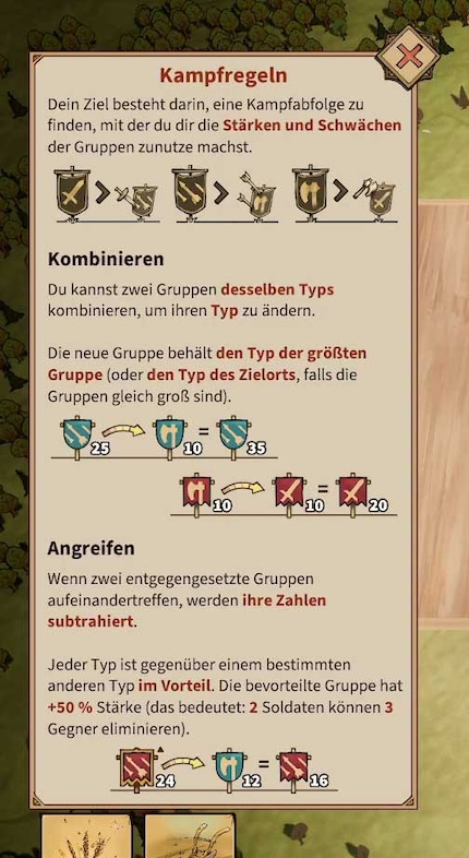 Die Spielregeln der Kampfmechanik