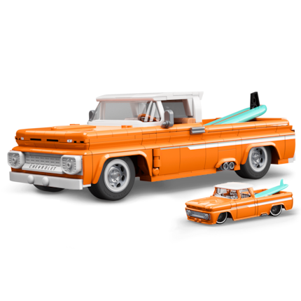 A classic of US automotive history, with exposed engine, adjustable suspension and surfboard accessory.