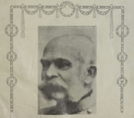 Telegrafiertes Foto von Kaiser Franz Joseph, abgedruckt in «Das interessante Blatt», Januar 1907