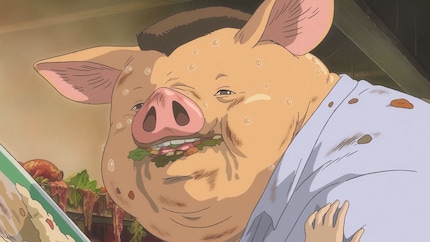 Die Schweine-Szene aus Chihiros Reise ins Zauberland bekomme ich seit Kindheitstagen nicht mehr aus dem Kopf.