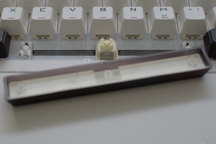 Asus even packs insulating material under and inside the space bar.