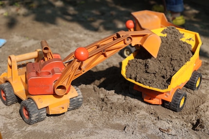 Der Shovel Digger #301 bei der Arbeit.