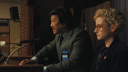 Julia Garner (right) most recently played the Silver Surfer in Fantastic Four: First Steps.