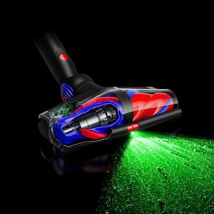The new brush with the familiar green laser is thicker on the inside than on the outside.