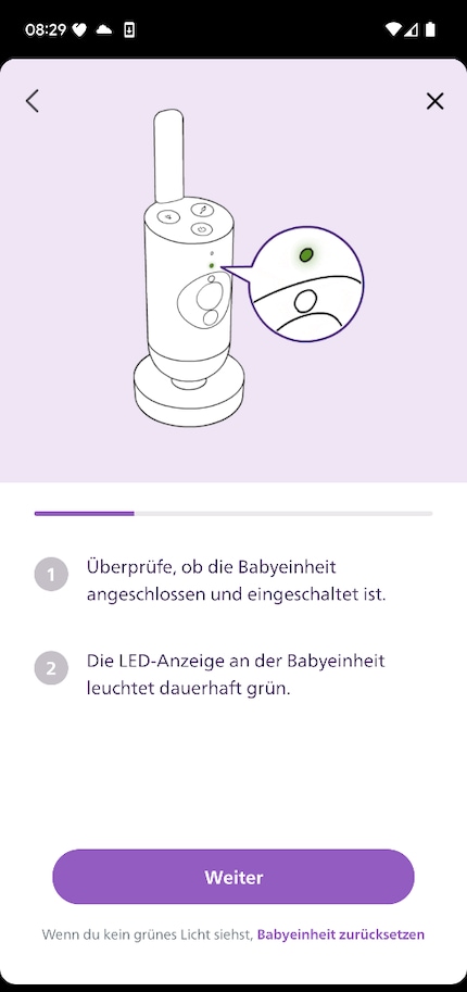 Bei der Kopplung der App mit der Kamera kann ich nichts falsch machen.