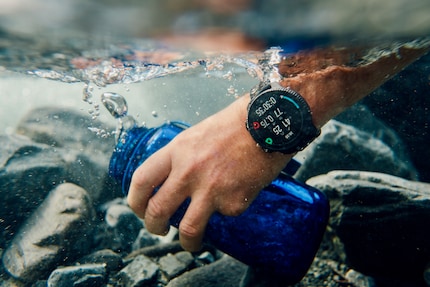 The sports watch is designed to provide orientation and safety far away from civilisation.