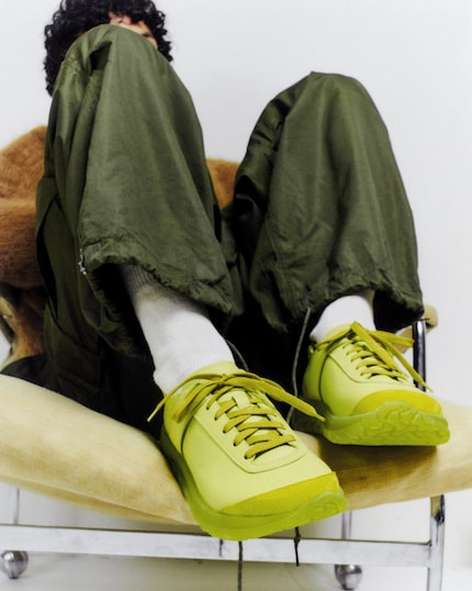 The Strödt is available in lime green, black and white.