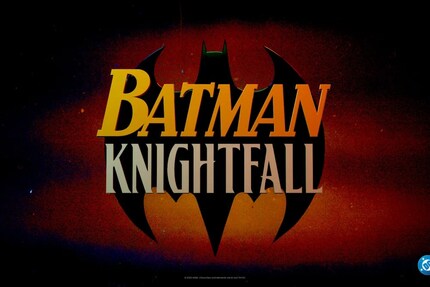The logo for DC's animated project «Batman: Knightfall» unveiled at New York Comic-Con.