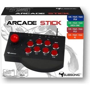 Subsonic Arcade Fighting Stick (PC, PS3, PS4, Xbox One X, Xbox Series X, Xbox One S, Xbox Series S)