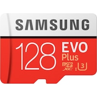 Samsung Evo+ microSD UHS-I (microSDXC, 128 GB, U3, UHS-I)