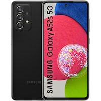 Samsung Galaxy A52s EU (128 GB, Awesome Black, 6.50", Hybrid Dual SIM, 64 Mpx, 5G)