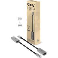 Club 3D Adapter USB Type C - DisplayPort 1.4 (DP, 22 cm)