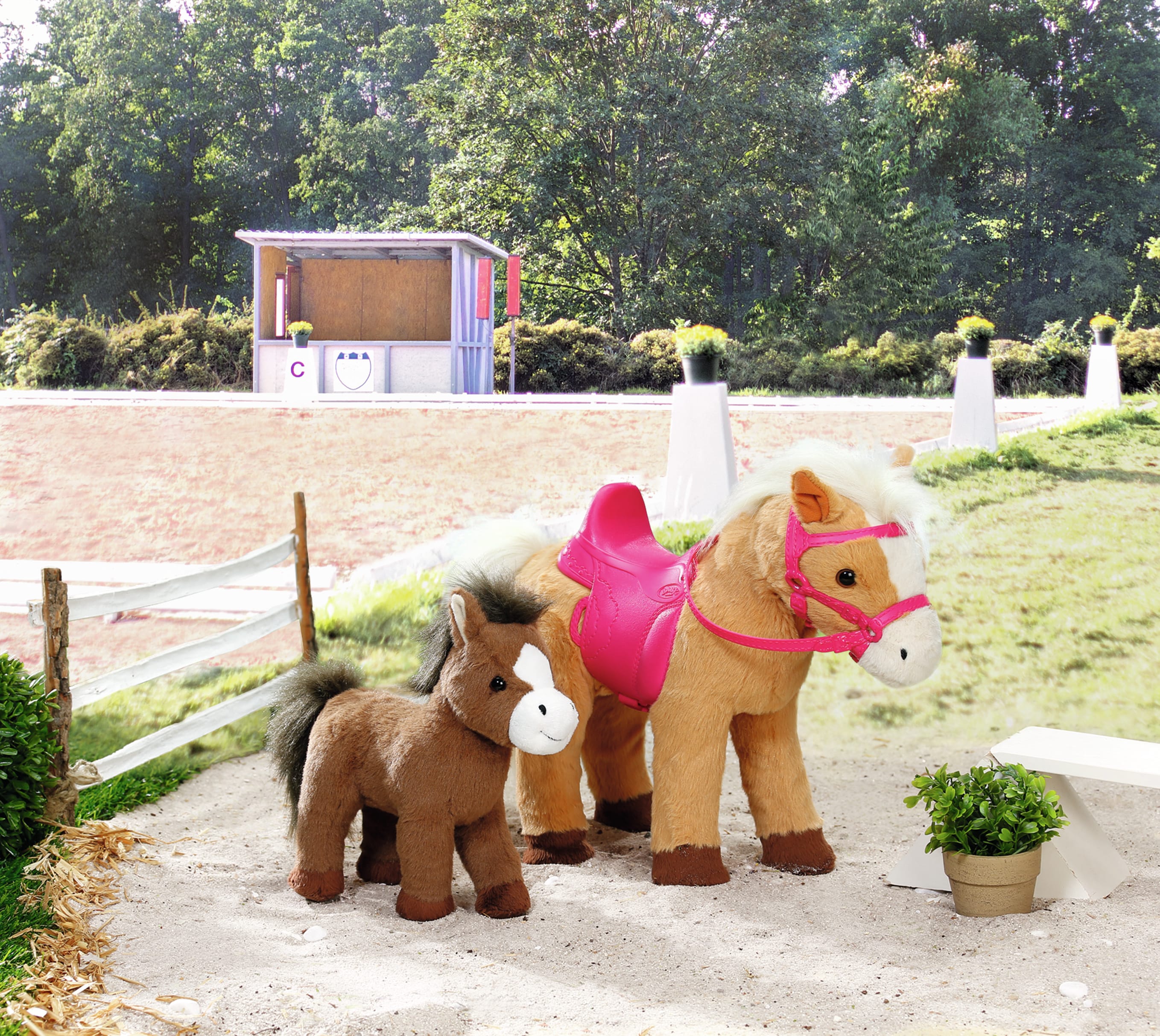Zapf Creation BABY Born Pferd Sunny Fohlen Pony Farm Galaxus