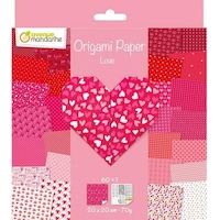 Avenue Mandarine Origami Paper Love (60 x)