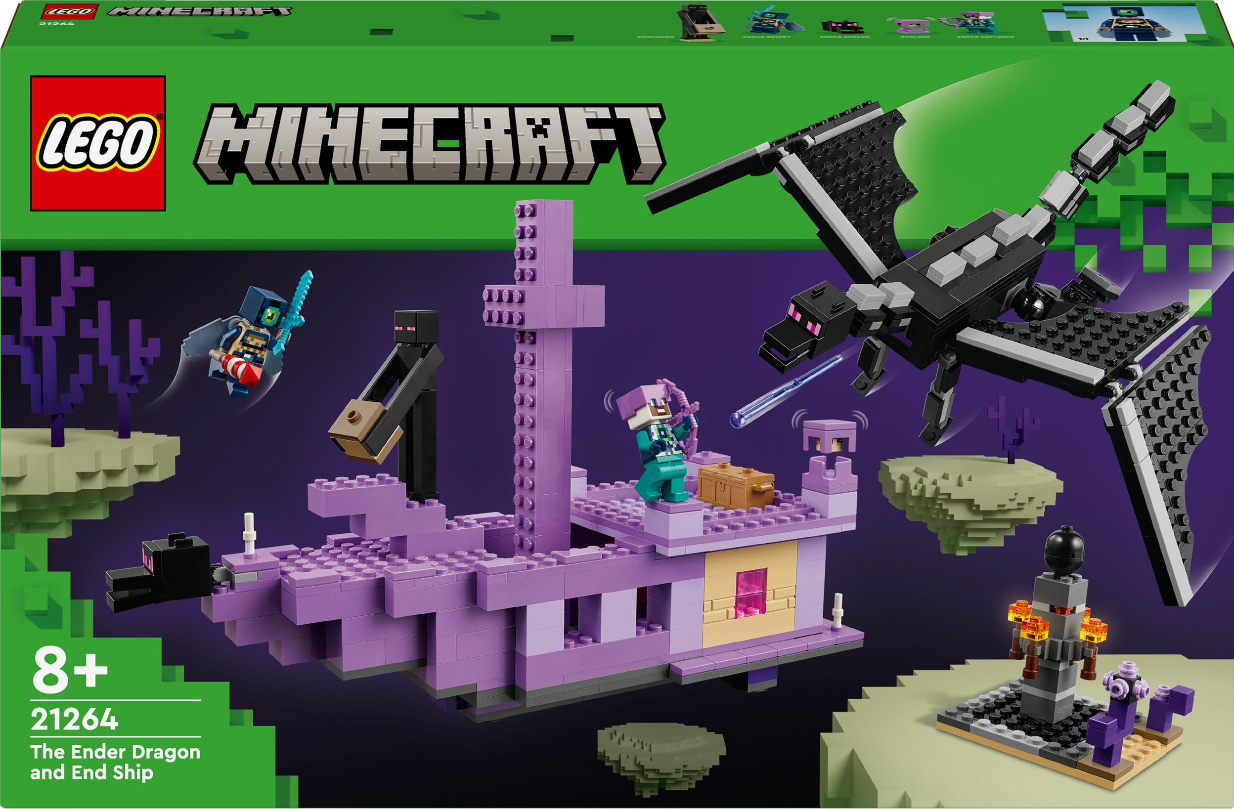 LEGO 21264 The Ender Dragon and the Ender Ship 21264 LEGO Minecraft Galaxus