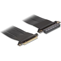 Delock Riser Karte PCI Express x8 Stecker zu x8 Slot mit Kabel 30 cm