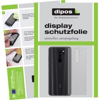 Dipos Displayschutzfolie Antireflex (2 Stück, Xiaomi Redmi Note 8)