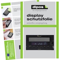 Dipos Displayschutzfolie Antireflex (Audiogerät Bildschirm-Schutzfolie)
