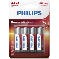 Philips Battery Power Alkaline AA 4 pieces (4 pcs., AA)