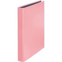 Falken Ringbuch PastellColor DIN A4 Pappe glanzkaschiert flamingo pink (A4, 40 mm)