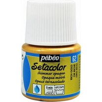 Pebeo Setacolor Opaque (Shimmering Strong Gold, 45 ml)
