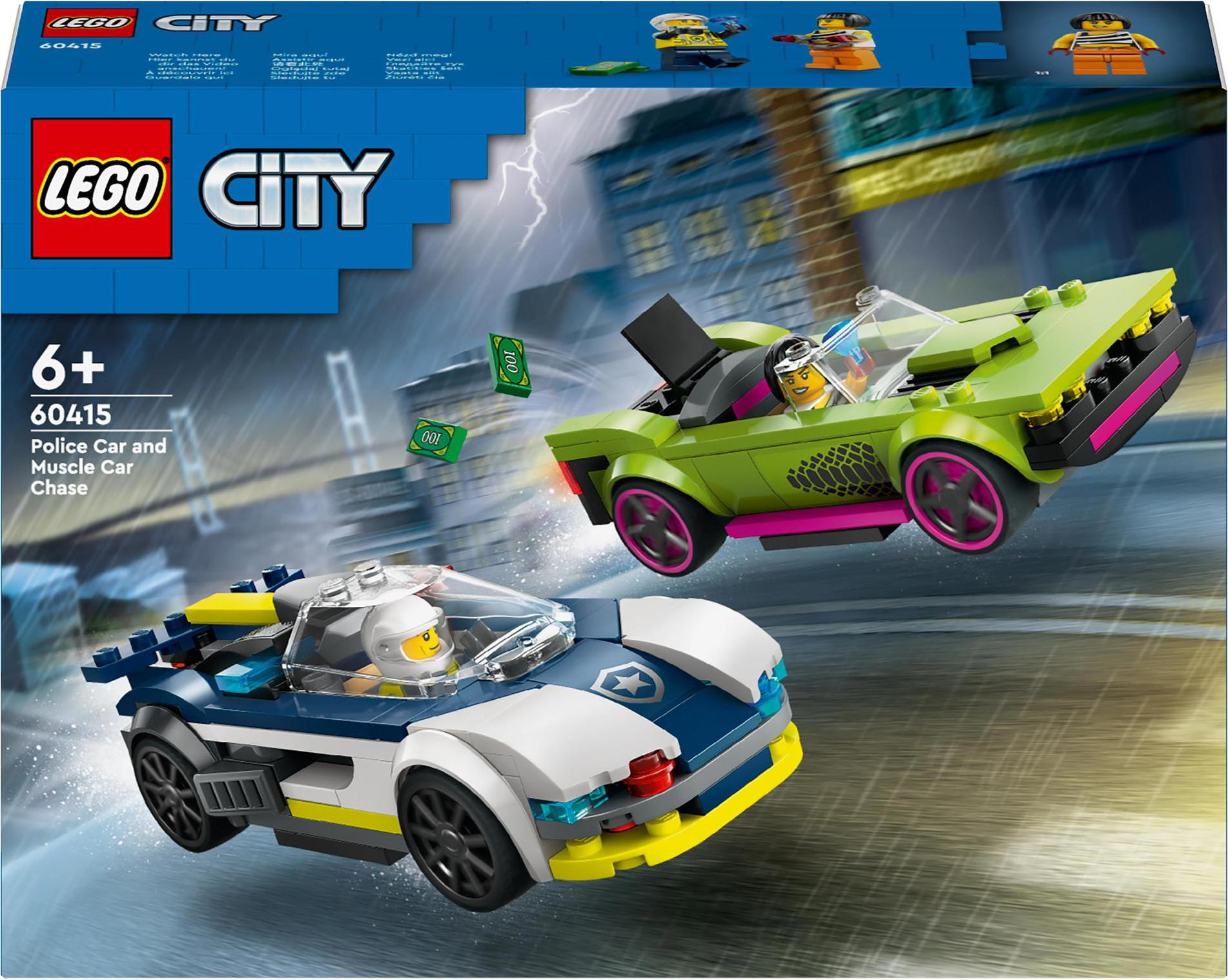 Lego car chase shop