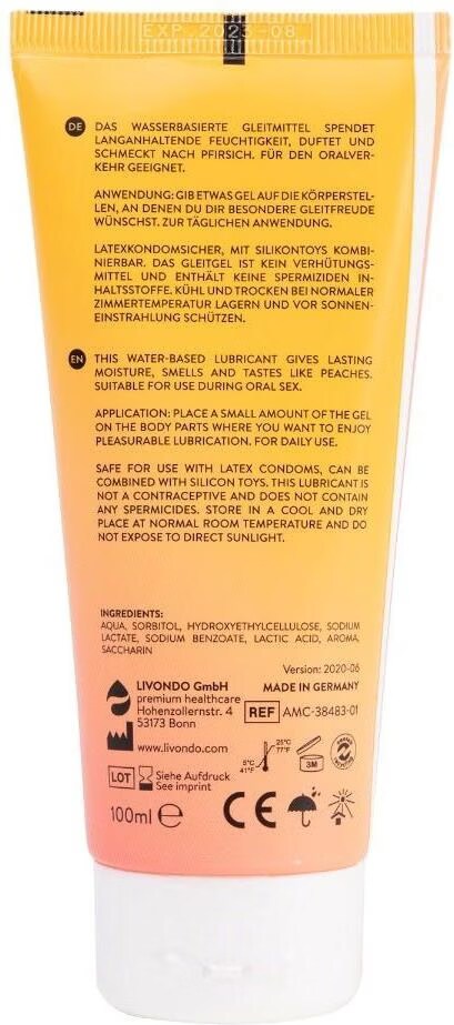 gleitgel pfirsich Gleitgele & Intimcremes - Sexualität & Verhütung main image 1