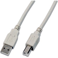 Wirewin USB2.0-Kabel A-B: 180cm, bis 480Mbps (1.80 m, USB 2.0)