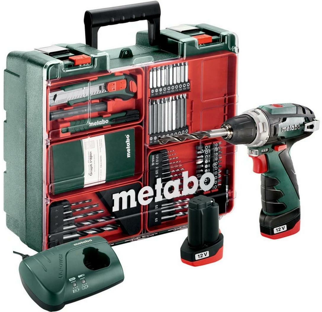 Metabo Powermaxx BS Basic Set cordless drill driver Rechargeable battery operated Galaxus
