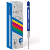 Parker Pen Schreibmine Quinkflow Medium (Ersatzmine, Blau)