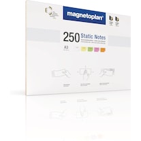 Magnetoplan Haftnotiz Static Notes, DIN A3, 250 Stück sortiert