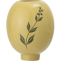 Bloomingville Kwean Vase, Yellow, Stoneware