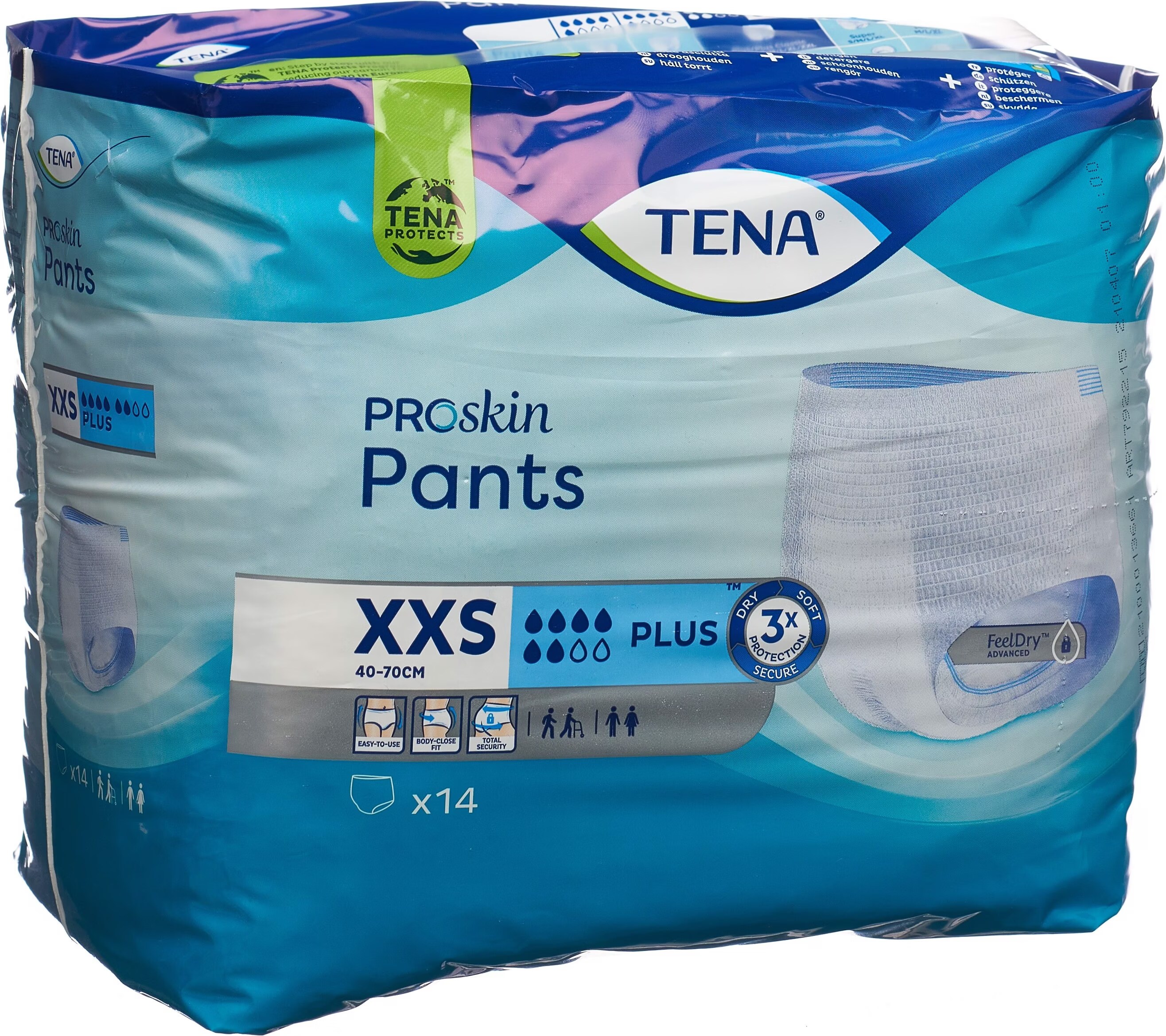 TENA PANTS PLUS MEDIUM 9 PIECES