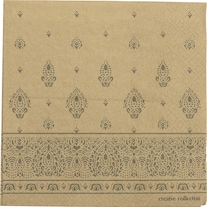Bloomingville Mimi Napkin, Yellow, FSC® Mix, Paper (33 x 33 cm)