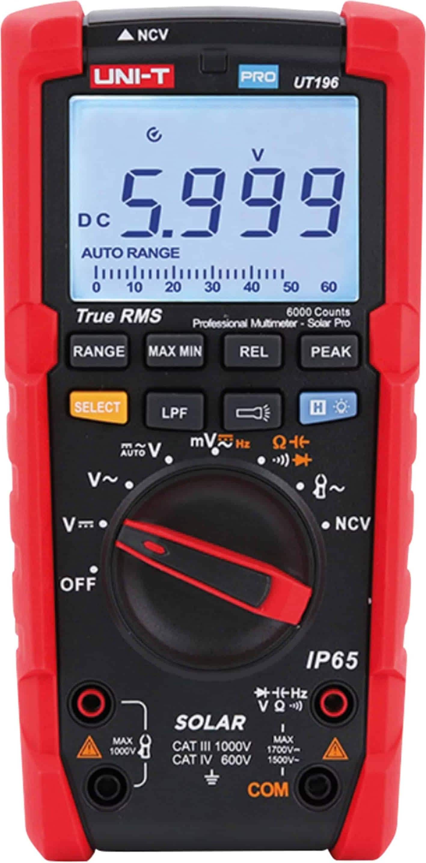 Der STIER Profi Multimeter 60mV - 1000V AC/DC CAT III 1000V CAT IV 600V VFD RMS ⚡😎, 💡Anzeige Mit 6000 Zählungen Und LCD-Ampellicht, 💡Echte RMS-Messung, 💡45Hz-IkHz AC-Bandbreite, 💡Automatisches