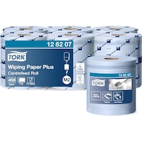 Tork Wiping Paper Centre Roll Blue 6x157 (1 x)