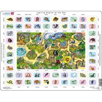 Larsen Puzzle - Learning English (5) at the Zoo