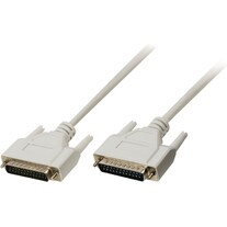 Valueline Serial cable D-Sub male 25-pin - D-Sub male 25-pin 3.00 m Ivory (3 m)
