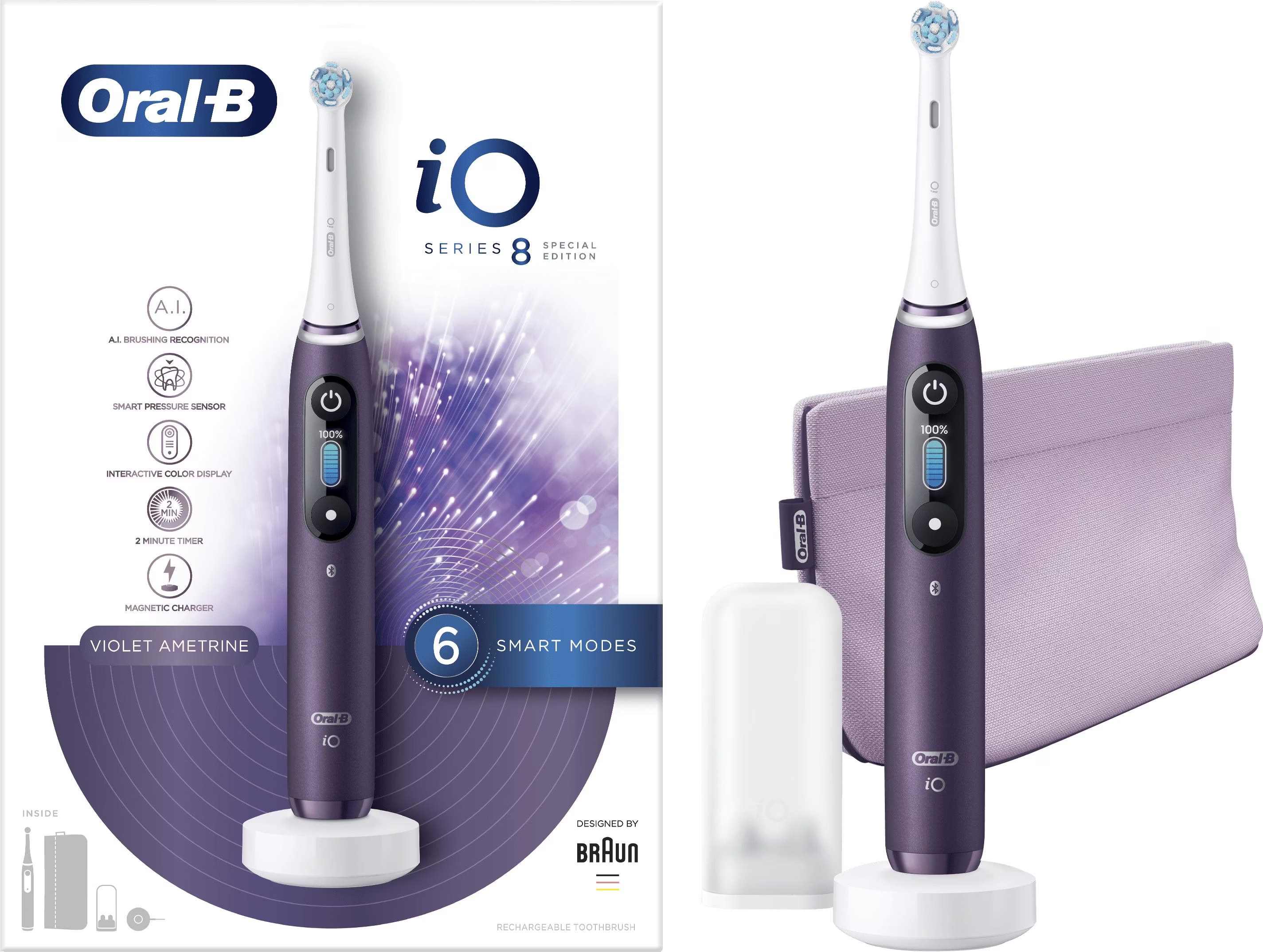 Oral-B iO Series 8 Special Edition Violet Ametrine - buy at Galaxus