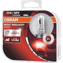 Osram Scheinwerferlampe Night Breaker Silver (H4)