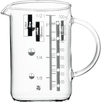 WMF Messbecher 0,5l Skalierung 4 Maßeinheiten Gourmet hitzebeständiges Glas (500 ml)