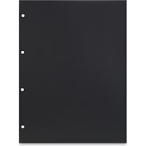 Hama Photo cardboard, 23.3 x 31 cm, perforated, 25 sheets, black