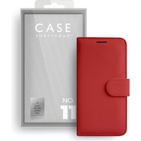 Case FortyFour Book-Cover No.11 red (iPhone 14 Pro Max)