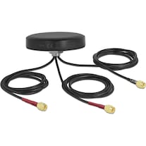 Delock LTE/WLAN/GPS antenna roof, 3xSMA, 1m cable 2 dBi