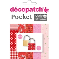 Décopatch Motif paper Déco Pocket (20 g/m², 5 x)