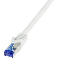 LogiLink Patch cable Ultraflex, Cat.6A, S/FTP, 0.25 m, whiteá (S/STP, S/FTP, CAT6a, 0.25 m)