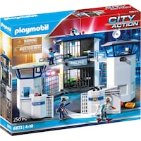 Playmobil Polizei-Kommandozentrale mit Gefängnis (6872, Playmobil City Action)