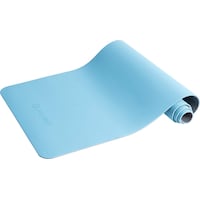 Pure2improve Yogamatte, blau und grau, 173x58x0,6cm (6 mm)