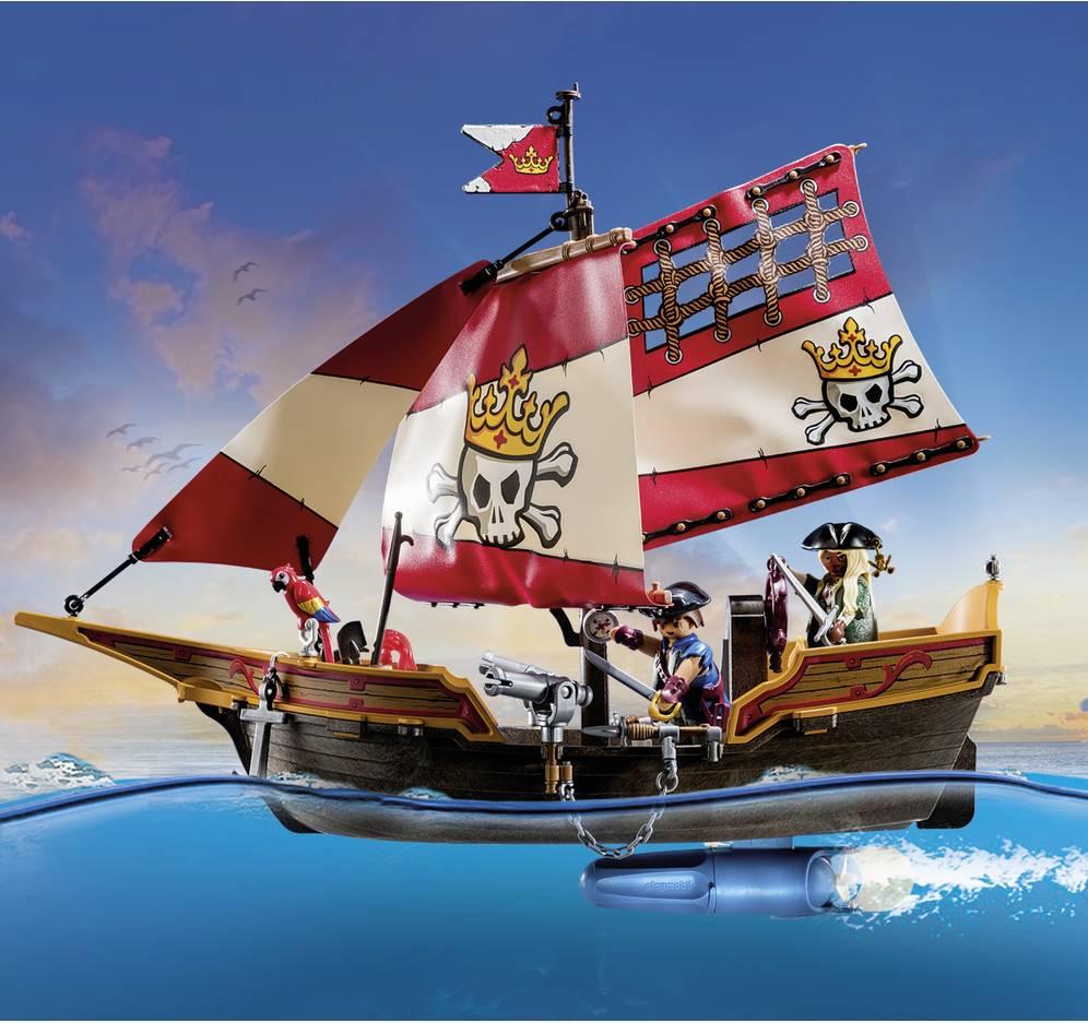 Playmobil small pirate ship hot sale